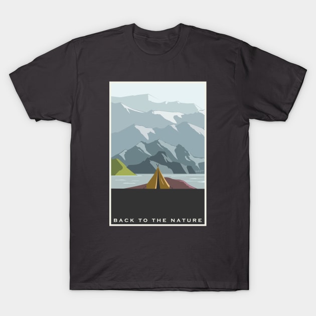 Back To The Nature T-Shirt by Zakaria Azis